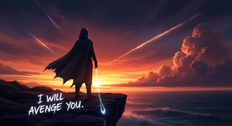 i will avenge you