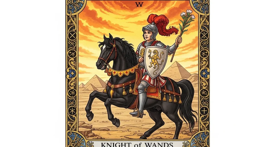 knight of wands tarot card