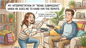 submissive woman