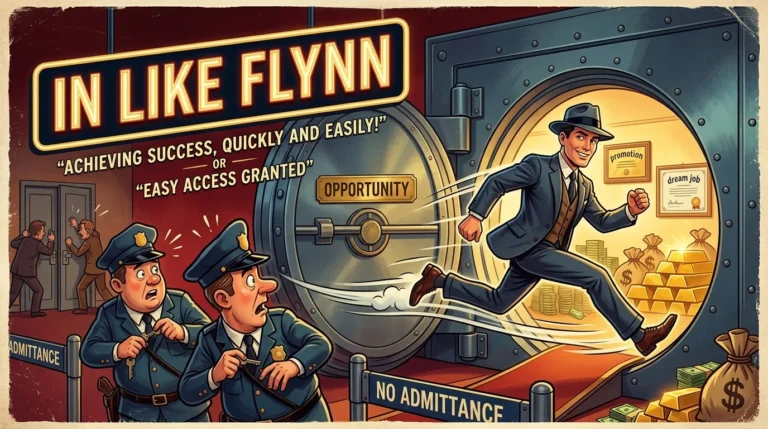 in like flynn meaning